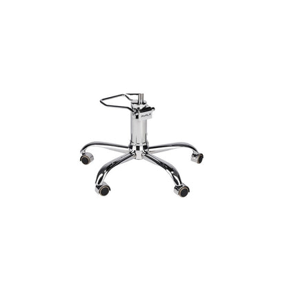 Ayala Partner 01 P-7 Scaun de Coafor cu Bază pe Roți Argintii