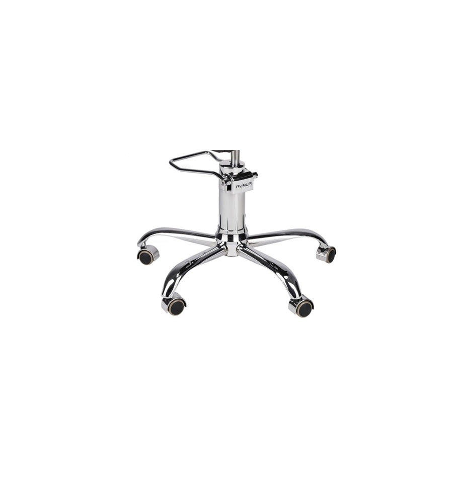 Ayala Pako 01 P-7 Scaun de Coafor cu Bază pe Roți Argintii