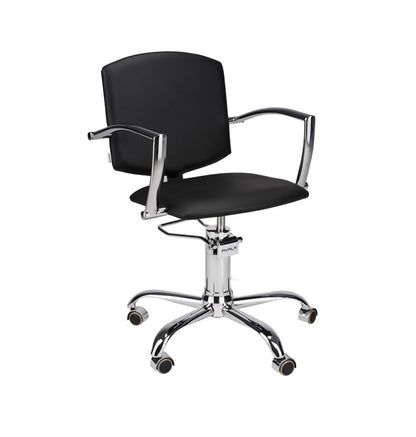 Ayala Pako 01 P-7 Scaun de Coafor cu Bază pe Roți Argintii