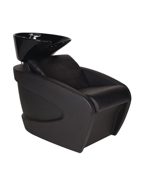 Ayala Vanity P-7  Unitate de Spălare cu Chiuvetă Neagră și Carcasă Neagră