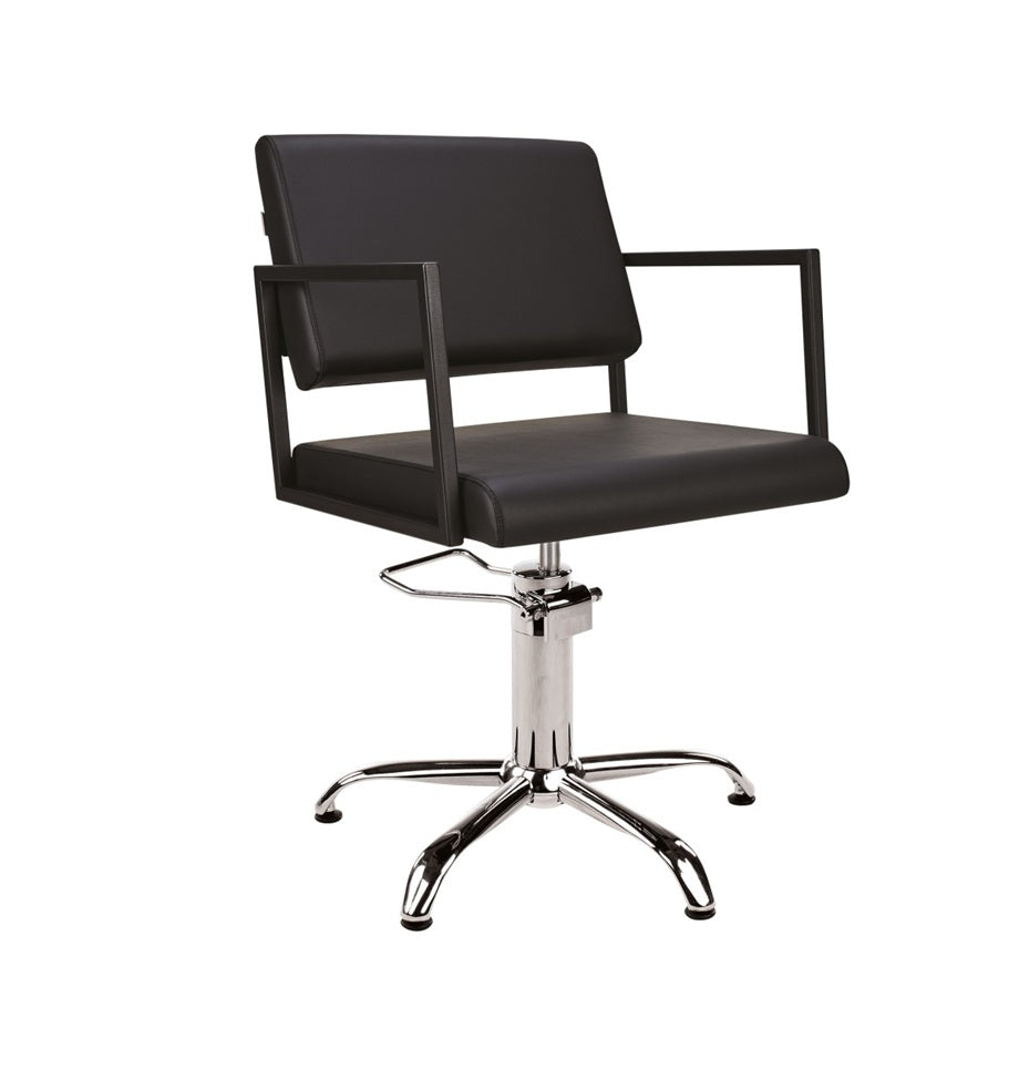 Ayala Loft 01 P-7 Scaun de Coafor cu Bază pe Picioare Negre