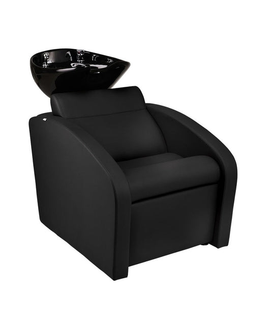 Ayala Comfort P-7  Unitate de Spălare Neagră cu Chiuvetă Neagră