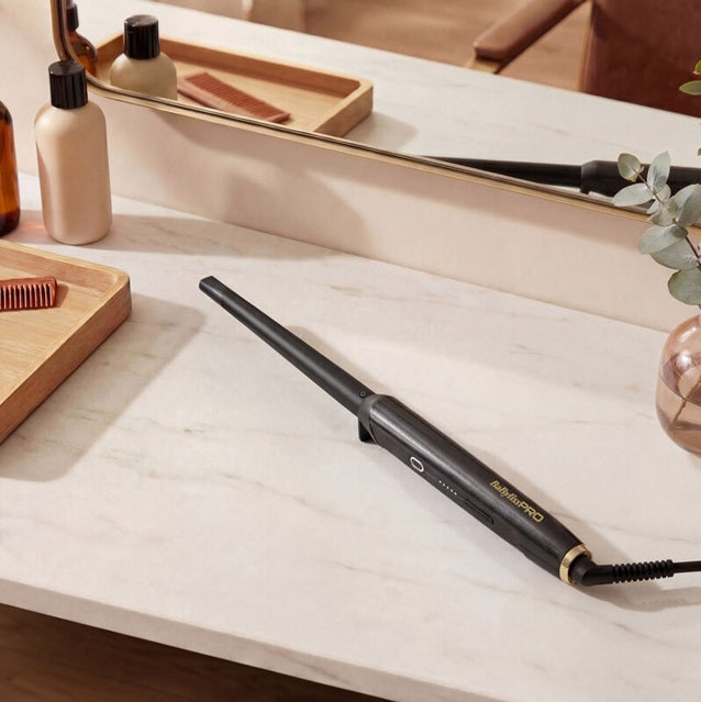 BaBylissPRO High Performance Conical Wand– Ondulator Conic Profesional pentru Bucle Naturale și Beach Waves