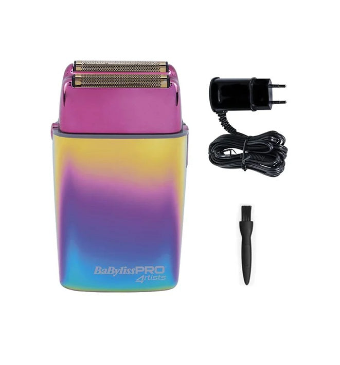 BaBylissPRO Chameleon Double Foil Metal Shaver – Aparat Profesional de Ras cu Folie Dublă pentru Finisaje Impecabile