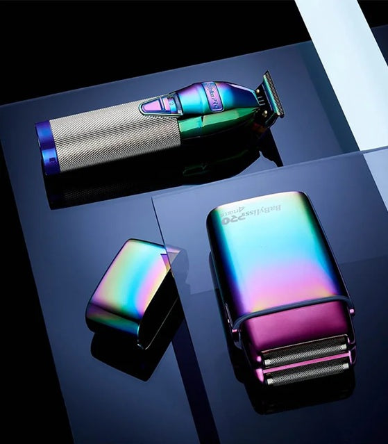 BaBylissPRO Chameleon Double Foil Metal Shaver – Aparat Profesional de Ras cu Folie Dublă pentru Finisaje Impecabile