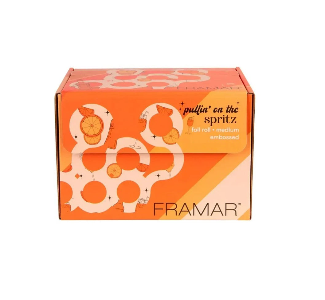 Framar Puttin On The Spritz Folie Profesională Embosată pentru Șuvițe 12,7 cm x 97,5 m