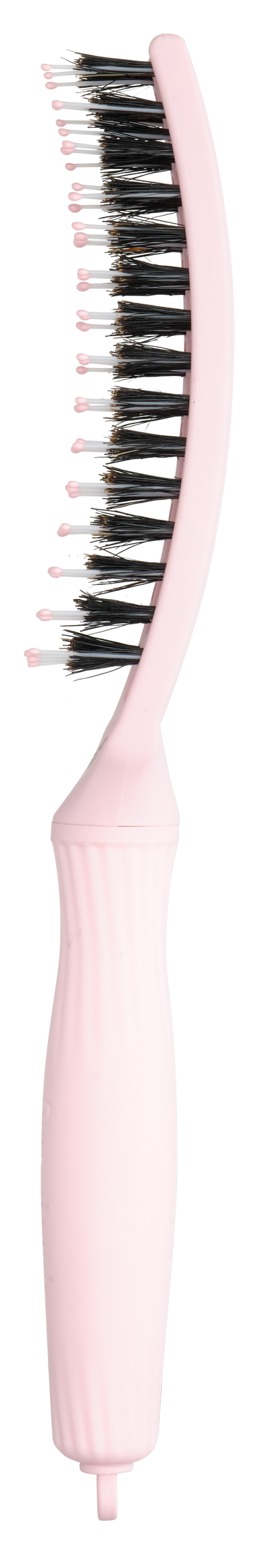 Olivia Garden Fingerbrush Care Iconic Boar & Nylon – Roz pastel S – Pieptene profesional pentru descâlcire fără durere și păr strălucitor