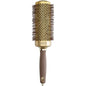 Olivia Garden Expert Blowout Speed XL Wavy Bristles Gold & Brown Perie Profesională pentru Blow-Dry Rapid 55