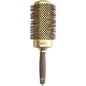 Olivia Garden Expert Blowout Speed XL Wavy Bristles Gold & Brown Perie Profesională pentru Blow-Dry Rapid 65