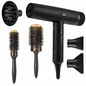JRL Set Uscator de par Forte Pro Dryer 90.000 RPM + 2 Perii pentru par