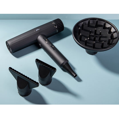 JRL Set Uscator de par Forte Pro Dryer 90.000 RPM + 2 Perii pentru par