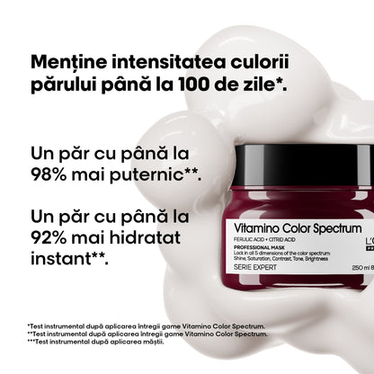 Oréal Professionnel Vitamino Color Spectrum 250ml – Mască pentru Păr Vopsit, Fixare Intensă a Culorii și Strălucire Oglindă