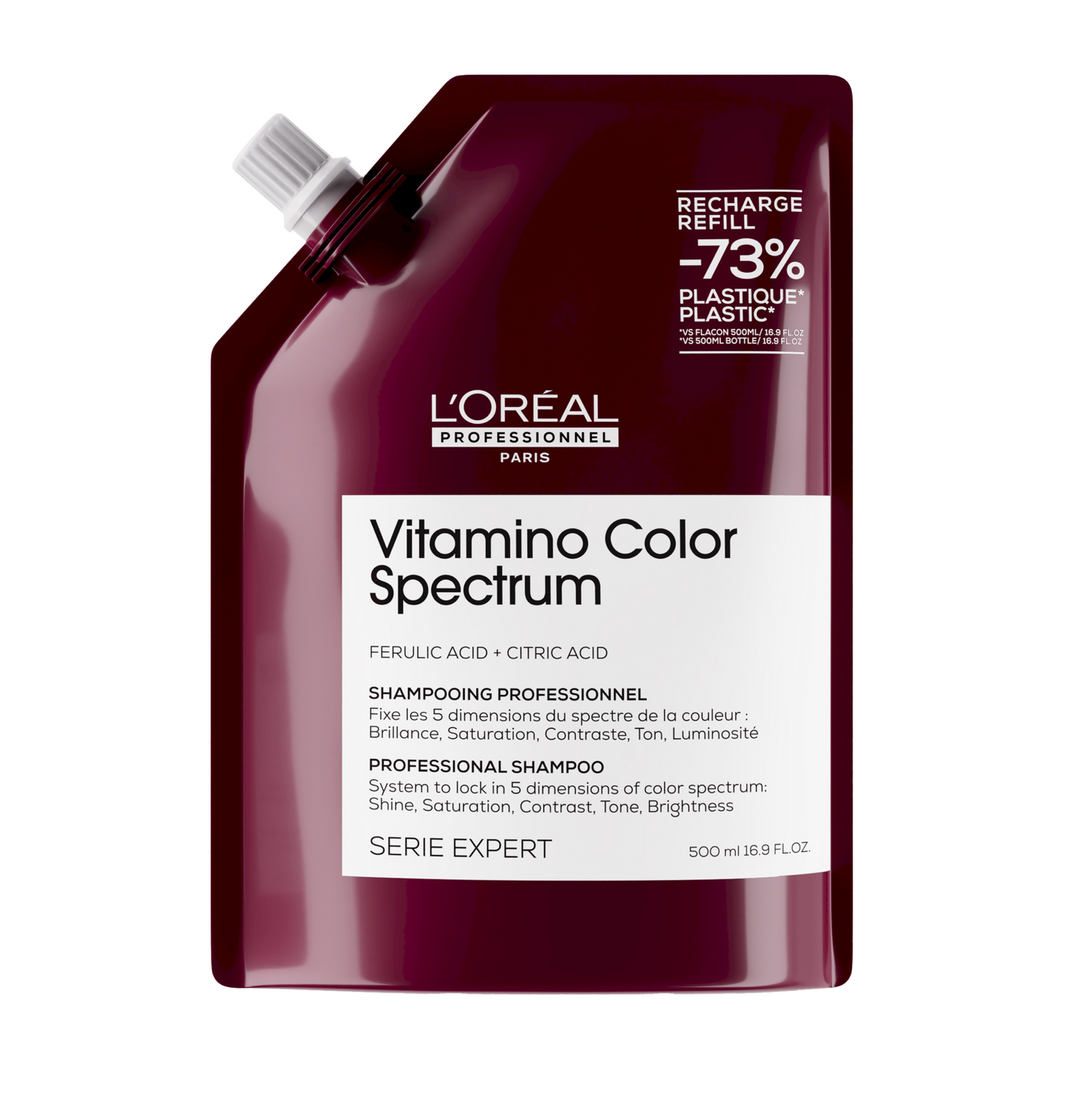 L’Oreal Professionnel Serie Expert Vitamino Color Spectrum – Șampon Vegan Fără Sulfați pentru Fixarea Culorii și Strălucire Intensă