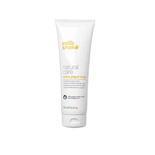 Milk Shake Active Yogurt Mask 250ml – Mască Profesională Hidratantă cu Proteine din Iaurt pentru Păr Vopsit, Uscat și Lipsit de Vitalitate