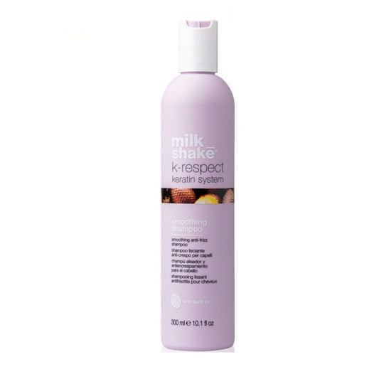 Milk Shake K-Respect Keratin System Shampoo 300 ml– Șampon Profesional cu Keratină pentru Netezire, Anti-Frizz și Protecția Culorii