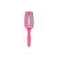 Olivia Garden Fingerbrush Combo Hot Pink – Perie Curbată Profesională cu Peri Mistreț & Nylon
