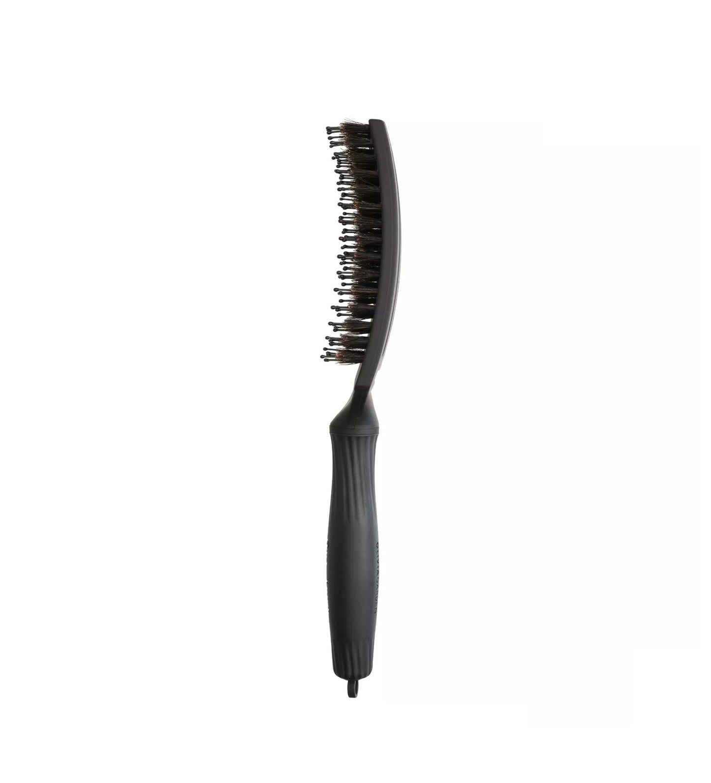 Olivia Garden FingerBrush Combo Medium Full Black – Perie Profesională Antistatică cu Peri Naturali de Mistreț și Nylon