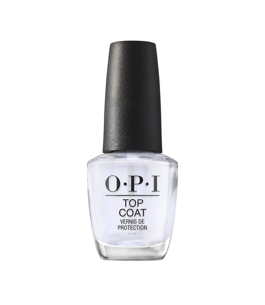 OPI Top Coat pentru unghii – Finish ultra-lucios și rezistență până la 7 zile, 15ml