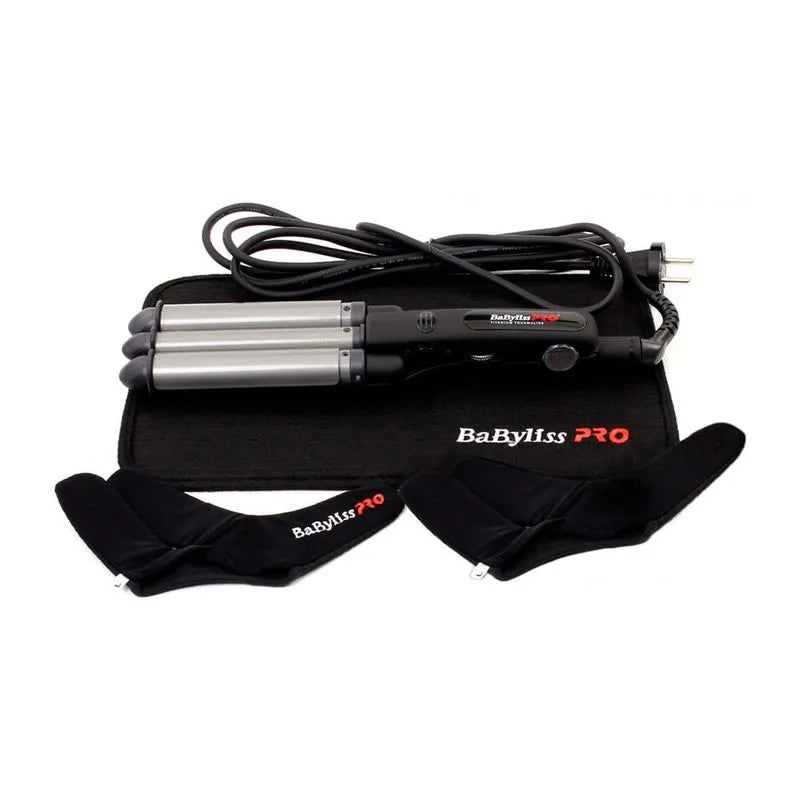Ondulator De Păr Profesional BabylissPro Triple Barrel 22mm /19mm /22mm RESIGILAT