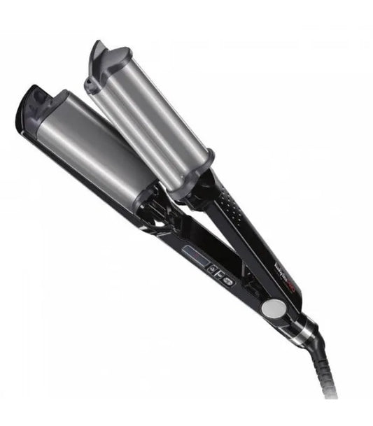 Ondulator De Păr Profesional BabylissPro 3D Wave 19mm, Triplu Multifunctional CU AMBALAJ DETERIORAT