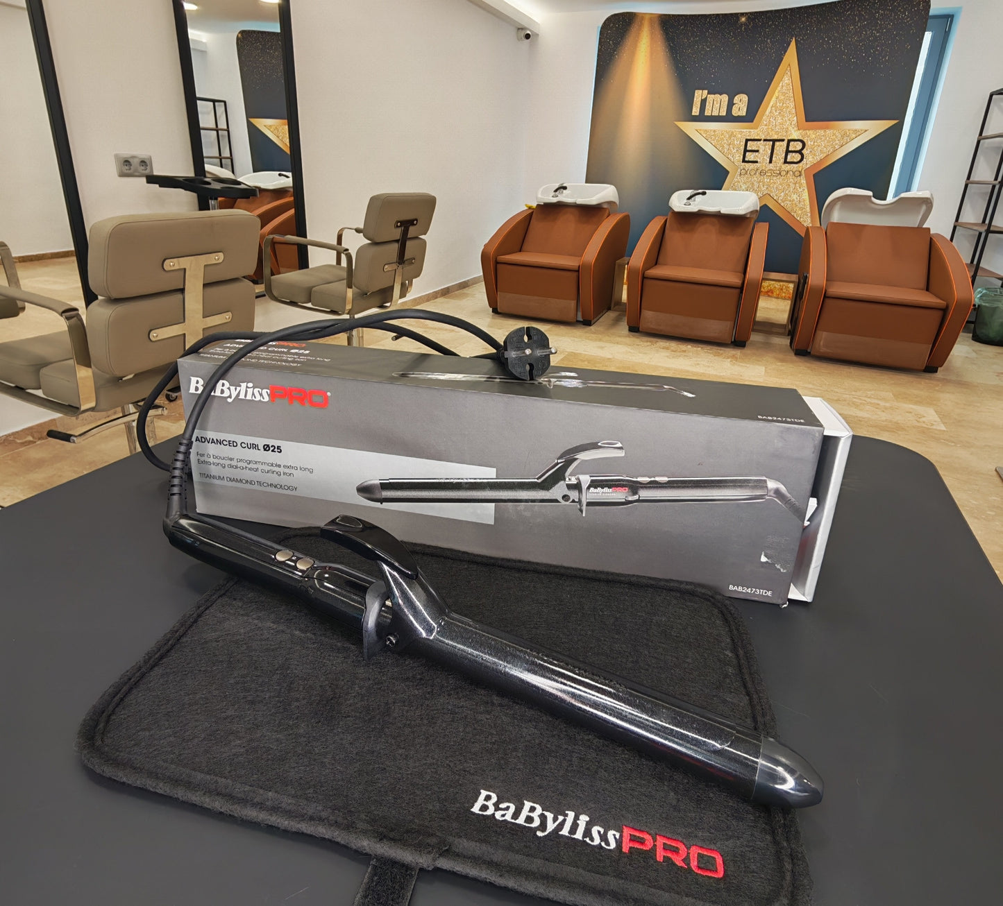 BabylissPro Advanced Curl 25mm Extralong Ondulator De Păr Profesional RESIGILAT