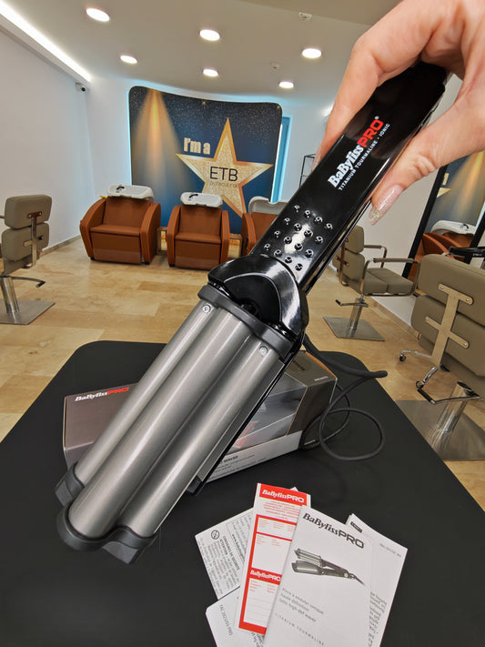 BabylissPro Hi-Def Waver Ondulator De Păr Profesional 19mm CU AMBALAJ DETERIORAT