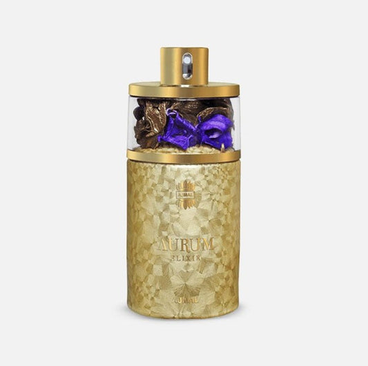 Ajmal Aurum Elixir – Parfumul luxului radiant, cu note fructate și mosc, pentru femeia sofisticată | EDP 75 ml