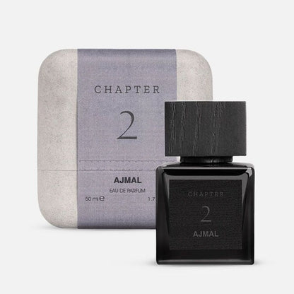 Ajmal Chapter 2 Unisex EDP 50ml – Eleganță senzorială cu ceai negru, migdale și lemn de santal