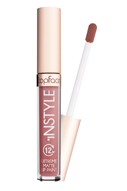 Topface Ruj Lichid Extreme Matte Instyle 12H – Culoare Intensă, Confort Maxim și Rezistență Extremă