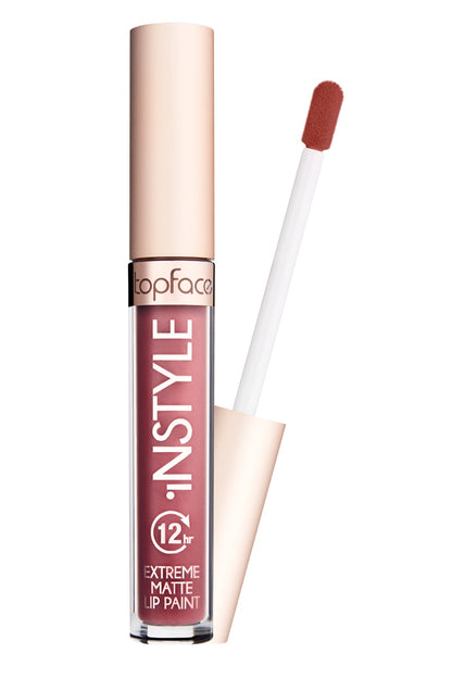 Topface Ruj Lichid Extreme Matte Instyle 12H – Culoare Intensă, Confort Maxim și Rezistență Extremă