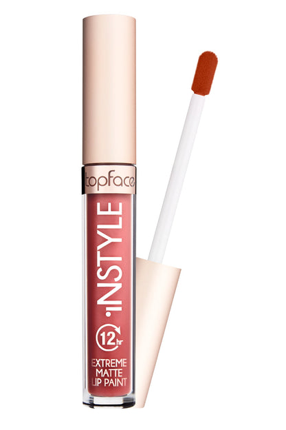 Topface Ruj Lichid Extreme Matte Instyle 12H – Culoare Intensă, Confort Maxim și Rezistență Extremă