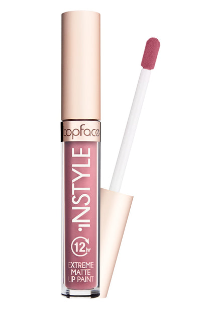 Topface Ruj Lichid Extreme Matte Instyle 12H – Culoare Intensă, Confort Maxim și Rezistență Extremă
