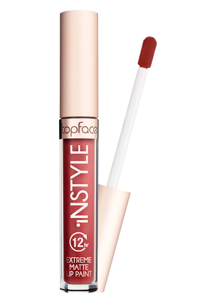 Topface Ruj Lichid Extreme Matte Instyle 12H – Culoare Intensă, Confort Maxim și Rezistență Extremă