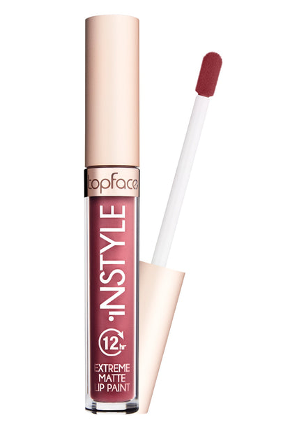 Topface Ruj Lichid Extreme Matte Instyle 12H – Culoare Intensă, Confort Maxim și Rezistență Extremă