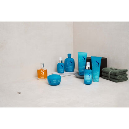 Alfaparf Milano Semi di Lino Curls Enhancing Low Shampoo – Șampon Delicat pentru Păr Ondulat și Creț, Hidratare și Anti‑Frizz