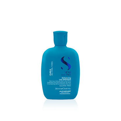 Alfaparf Milano Semi di Lino Curls Enhancing Low Shampoo – Șampon Delicat pentru Păr Ondulat și Creț, Hidratare și Anti‑Frizz