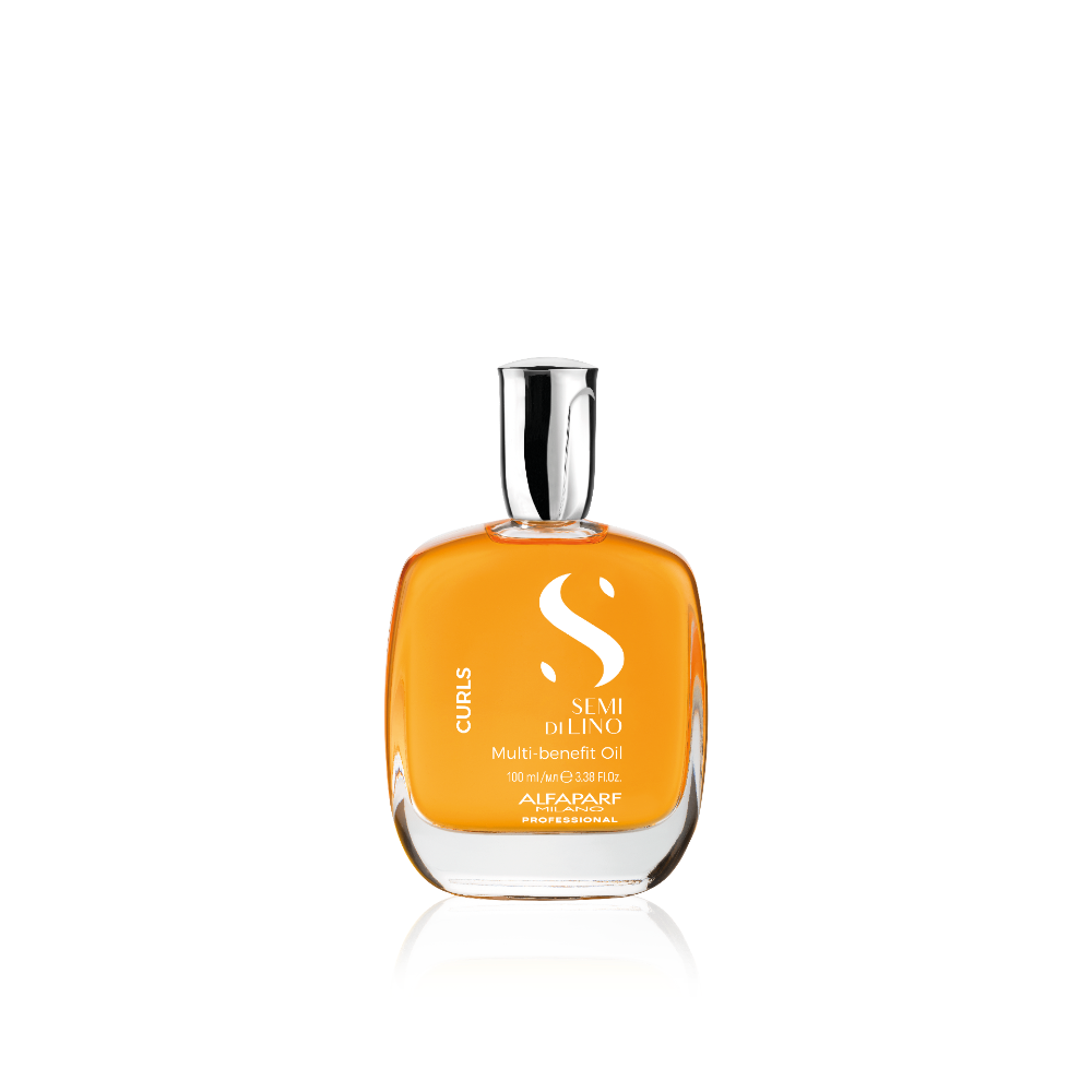 Alfaparf Milano Semi di Lino Multi-Benefit Oil – Ulei Multifuncțional pentru Păr, Hidratare, Strălucire și Protecție, 100 ml