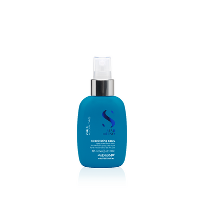 Alfaparf Milano Semi di Lino Curls Reactivating Spray – Spray Leave‑in pentru Reactivarea și Definirea Buclelor, Anti‑Frizz, 125 ml