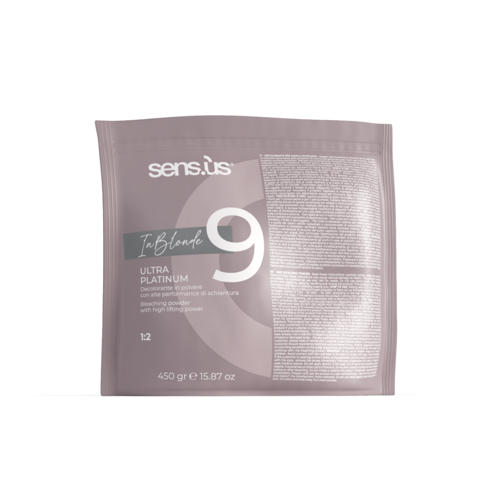 Sensus InBlonde Ultra Platinum 9 Deco Pudră Decolorantă Gri
