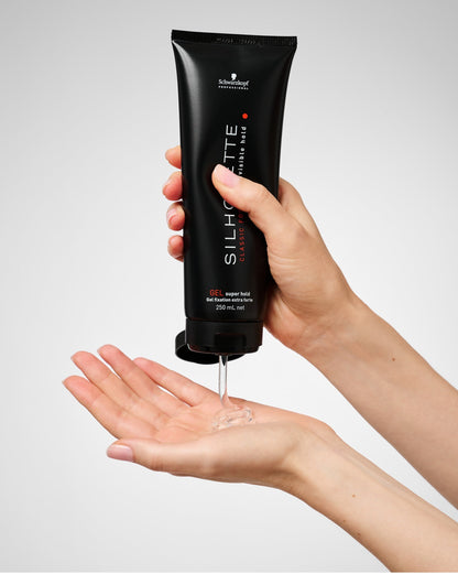 Schwarzkopf Professional Silhouette Super Hold Gel de Păr cu Fixare Puternică Strălucire Naturală 250 ml