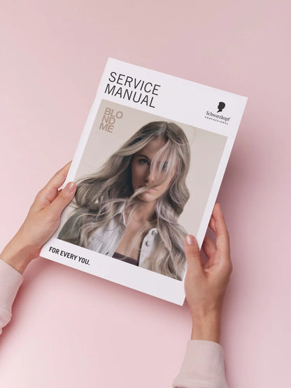 Schwarzkopf Profesional BLONDME Manual-Ghid Complet pentru Decolorare, Tonifiere și Tehnologie Bonding, 67 pagini (EN)