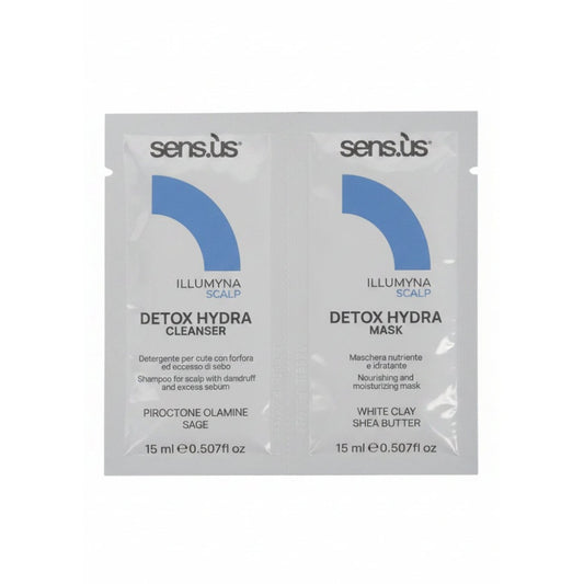 Sensus Illumyna Scalp Sampon Detoxifiant si Hidratant + Masca Hidratanta si Detoxifianta 15 ML