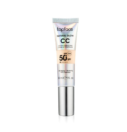 Topface CC Cream Natural Glow Radiant – Cremă și corector cu acoperire impecabilă și strălucire sănătoasă, 30ml