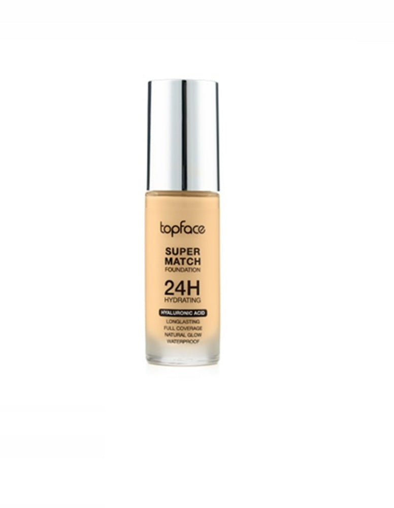Topface Fond de Ten Super Rezistent 24H – Acoperire Perfectă, Hidratare Intensă și Look Natural de Durată