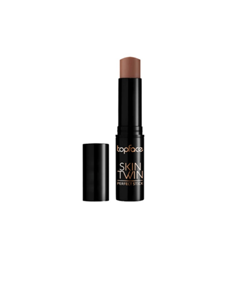 Topface Stick Contur Mat Skin Twin Perfect – Definire Profesională și Hidratare cu Ulei de Macadamia