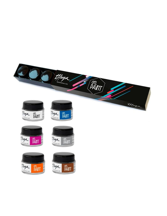 Kit De 6 Geluri De Pictura Thuya Gel Paints Model A