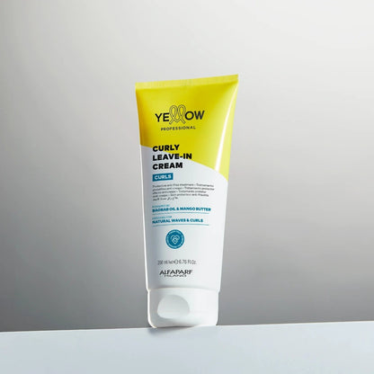 Yellow Curls Leave-in Cremă Anti-Frizz pentru Definirea Buclelor 200ml