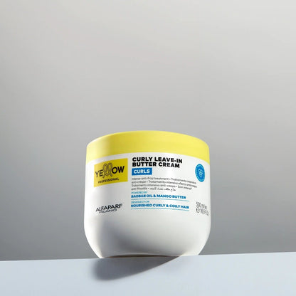 Yellow Curls Leave-in Butter Cremă Anti-Frizz Intensă pentru Bucle Definite 500ml