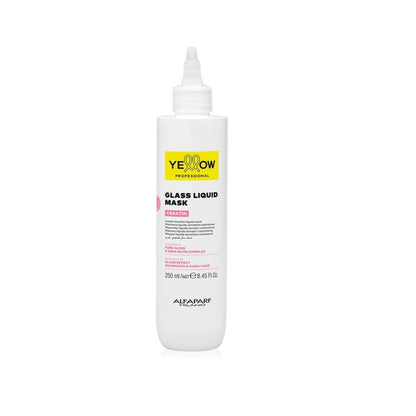 Yellow Glass Liquid Keratin Mască Lichidă pentru Laminare Instantă și Strălucire de Oglindă 250 ml