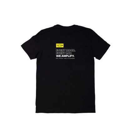 Yellow Professional Tricou din Bumbac pentru Femei  S/M Negru